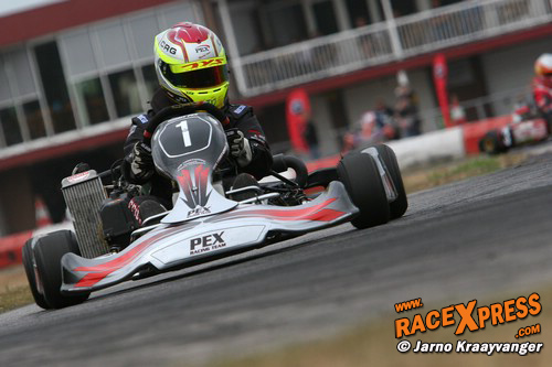 Jorrit Pex pakt zege bij Rotax Max Junioren